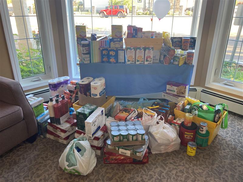 Food bank donations collected by Country Cottage